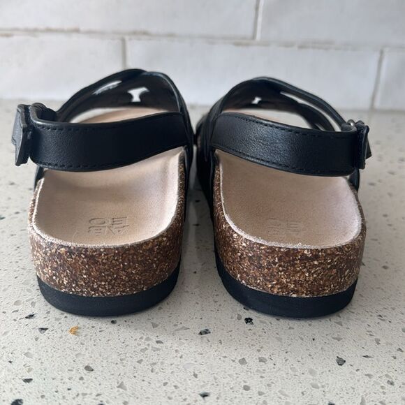 ABEO Lanai (Lacy) Women’s Size 9 Black Leather Sandals Comfortable Casual NWOB - Picture 3 of 12